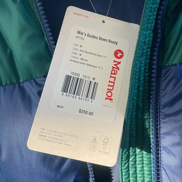 Marmot Women's Guides Down Hoodie NWT Medium - Picture 6 of 11